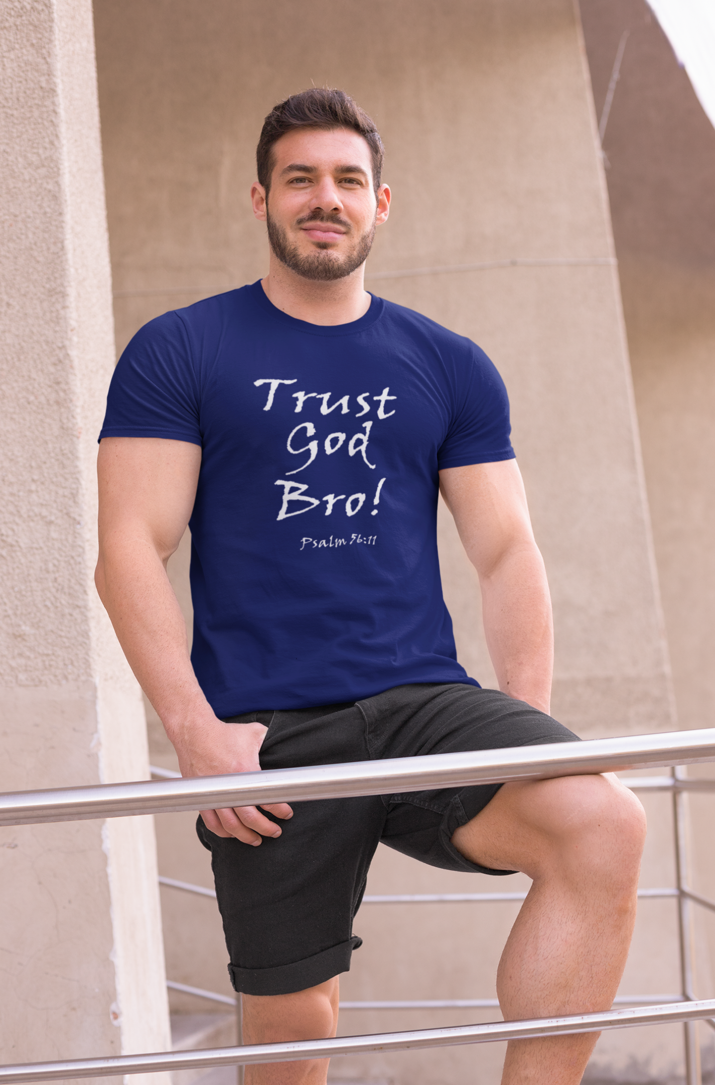 Trust God Bro! Unisex t-shirt - Solid Rock Designs | Christian Apparel