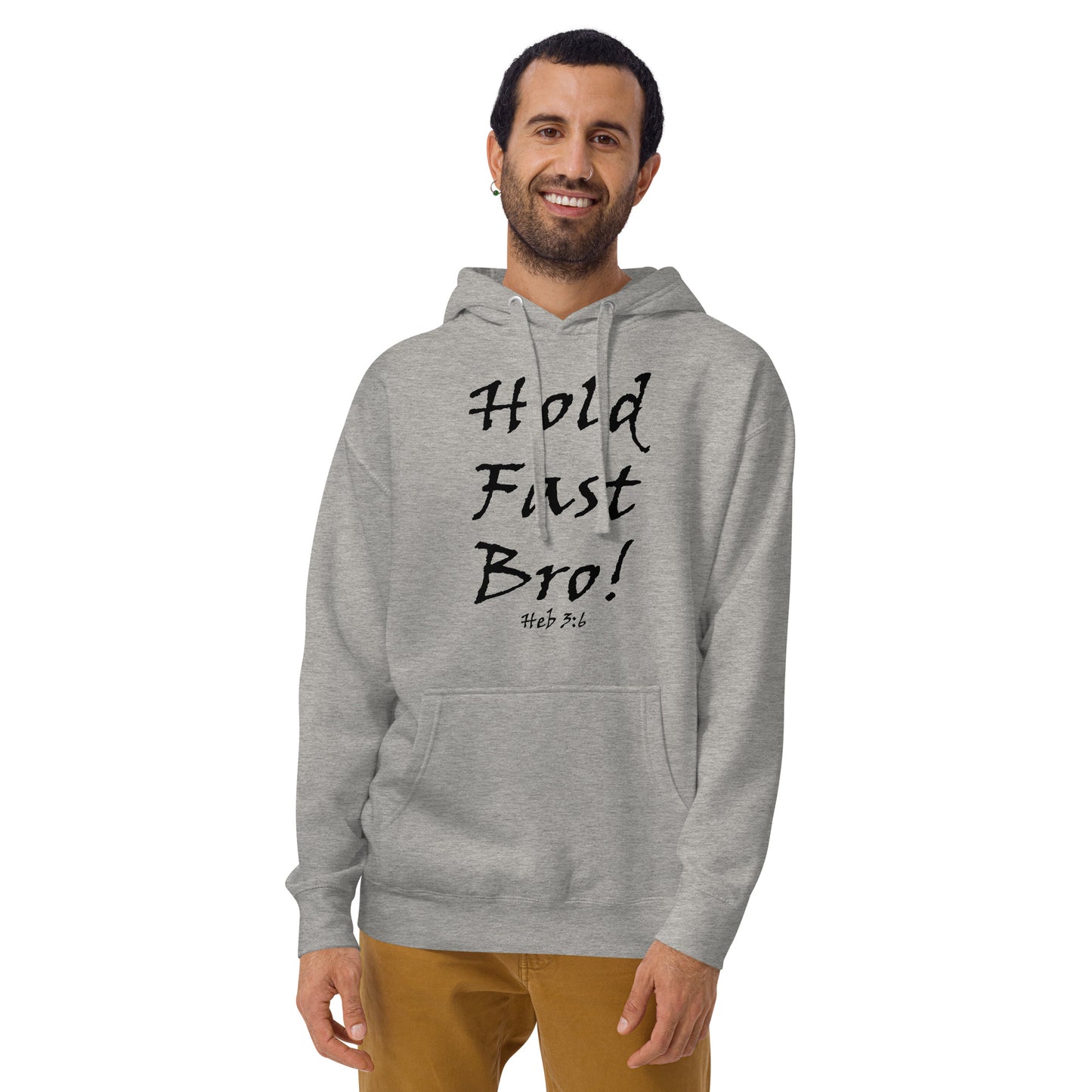 Hold Fast Bro! Unisex Hoodie - Solid Rock Designs | Christian Apparel