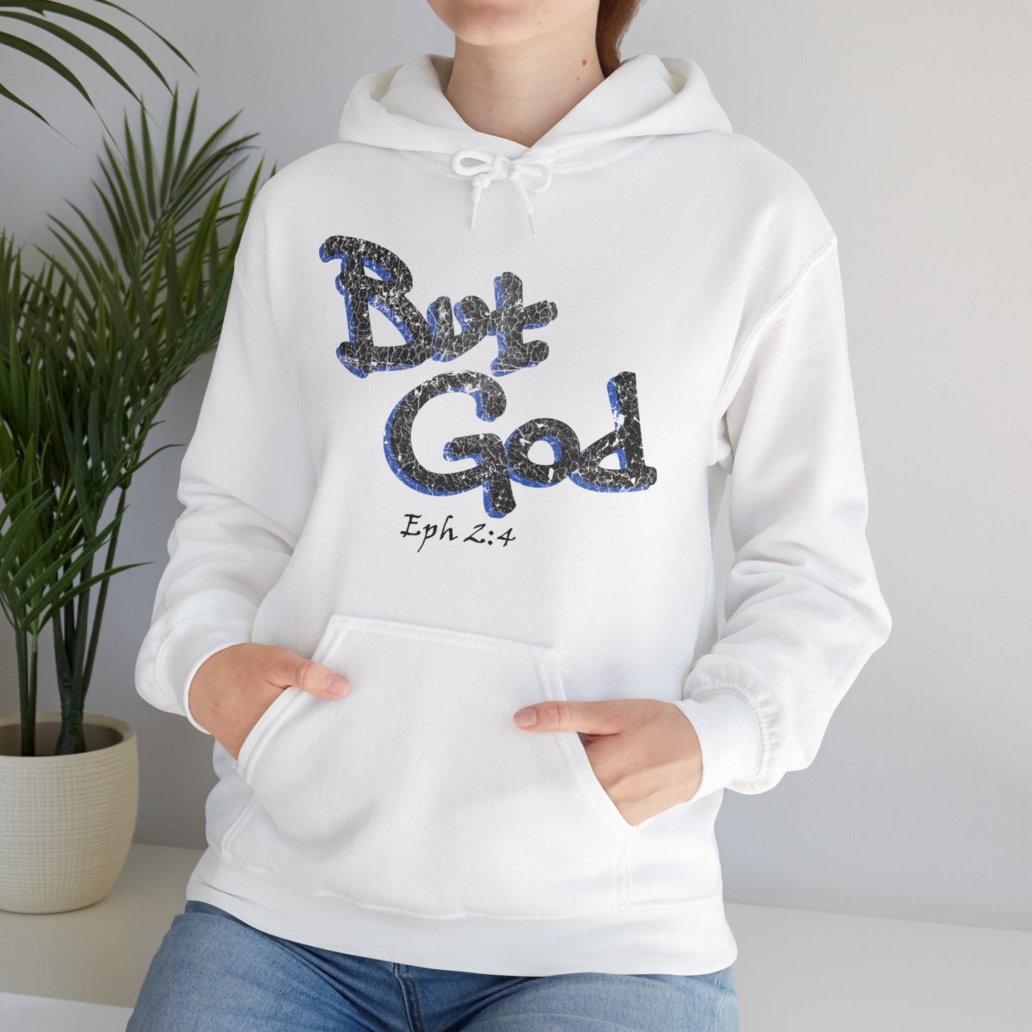 But God Unisex Heavy Blend™ Hooded Sweatshirt