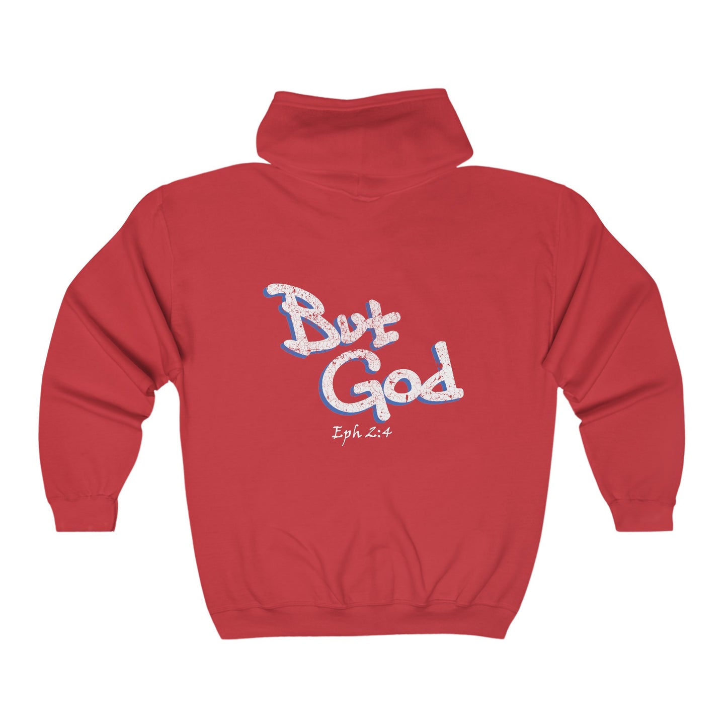 But God Unisex Heavy Blend™ Full Zip Hooded Sweatshirt