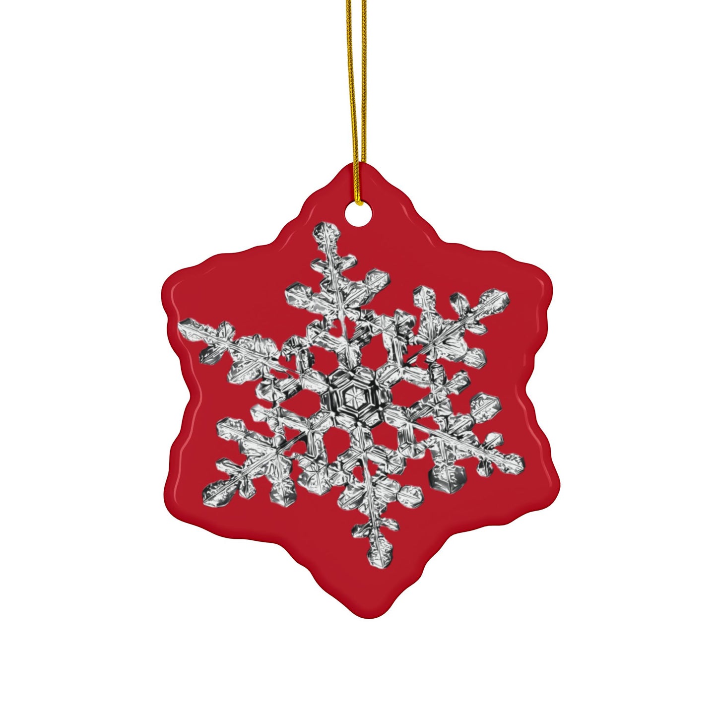 Snowflake Ceramic Ornaments