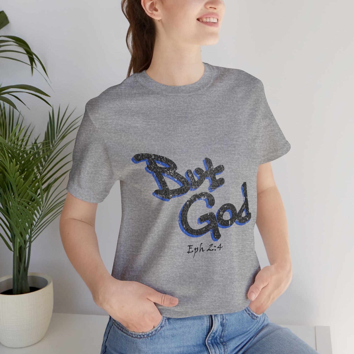 But God Graffiti Grunge Unisex Short-sleeve T-shirt