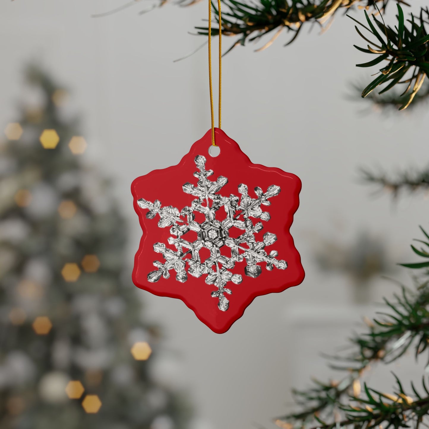 Snowflake Ceramic Ornaments