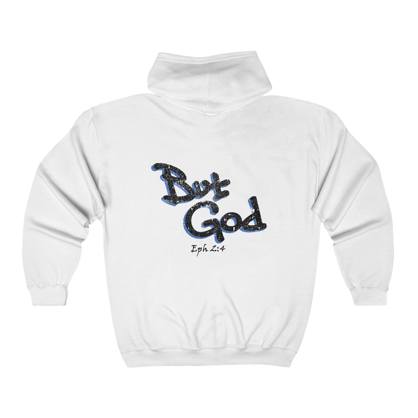 But God Unisex Heavy Blend™ Full Zip Hooded Sweatshirt