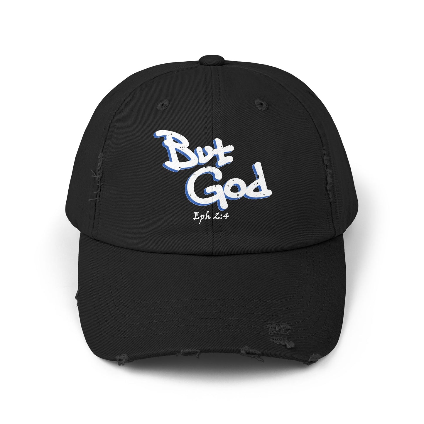 But God Distressed Cap