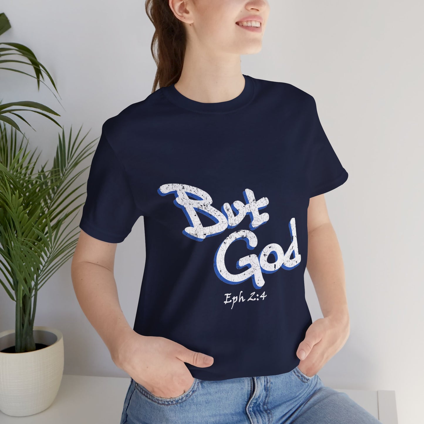 But God Graffiti Grunge Unisex Short-sleeve T-shirt