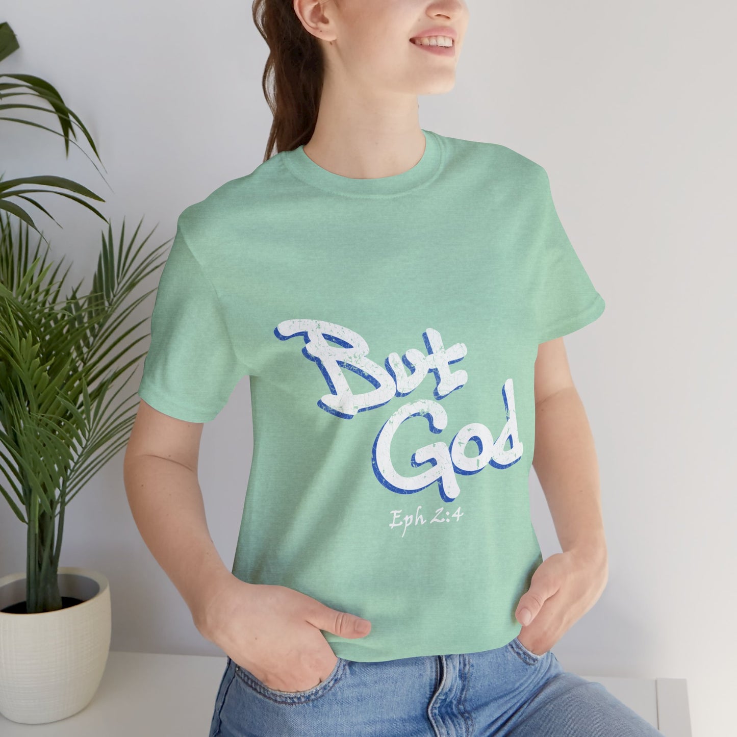 But God Graffiti Grunge Unisex Short-sleeve T-shirt