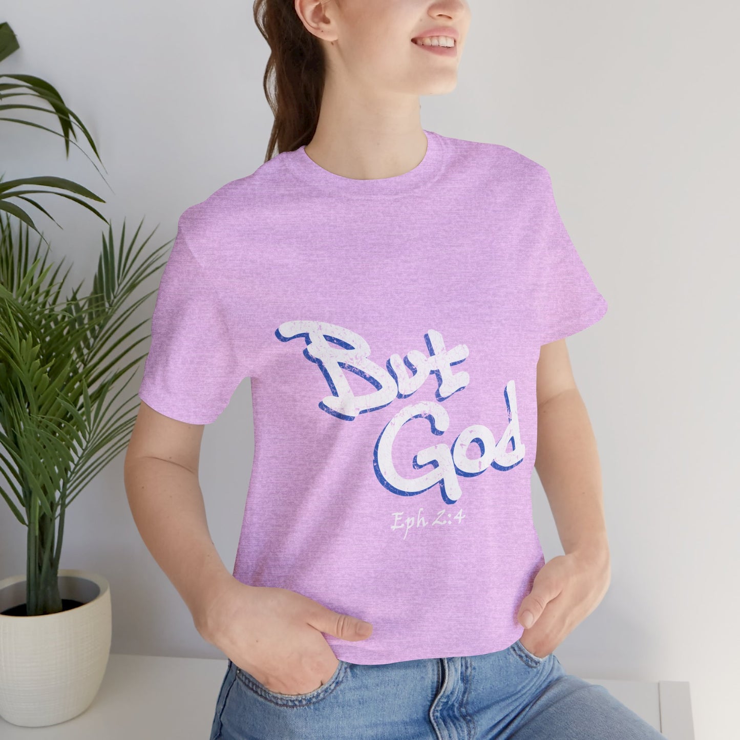 But God Graffiti Grunge Unisex Short-sleeve T-shirt