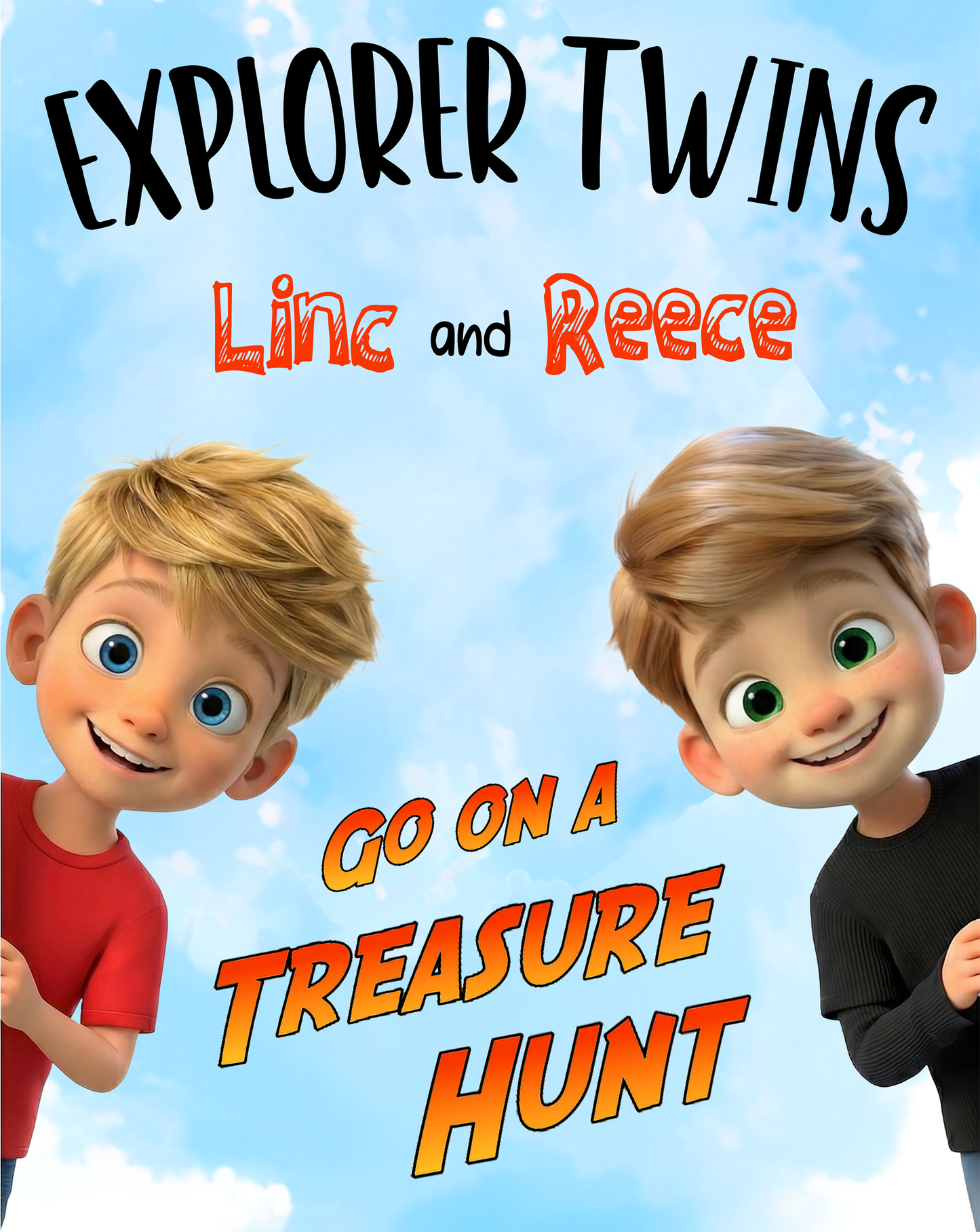 Explorer Twins Linc and Reece go on a Treasure Hunt