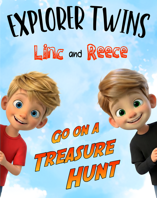Explorer Twins Linc and Reece go on a Treasure Hunt