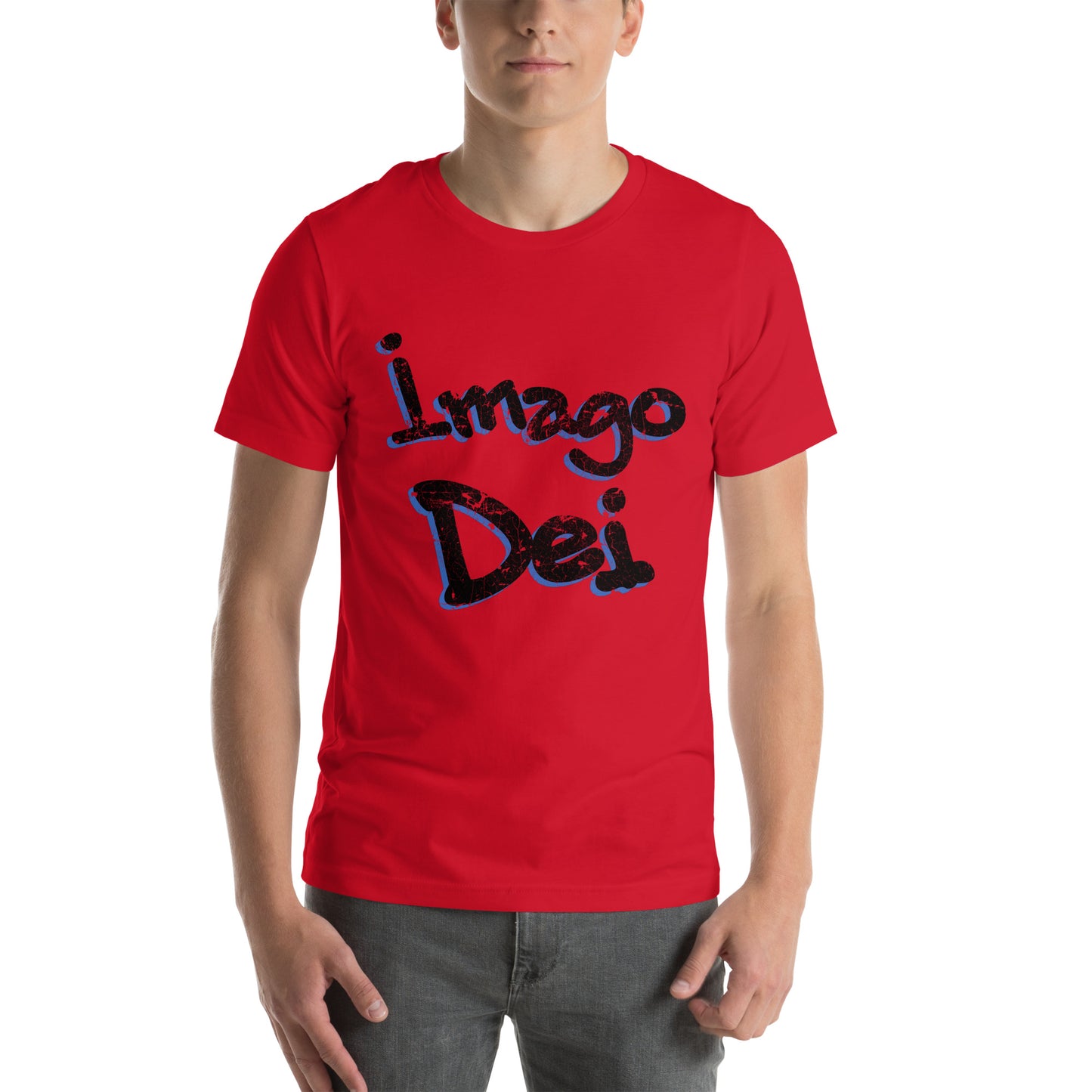 Imago Dei Grunge Graffiti Unisex t-shirt - Solid Rock Designs | Christian Apparel