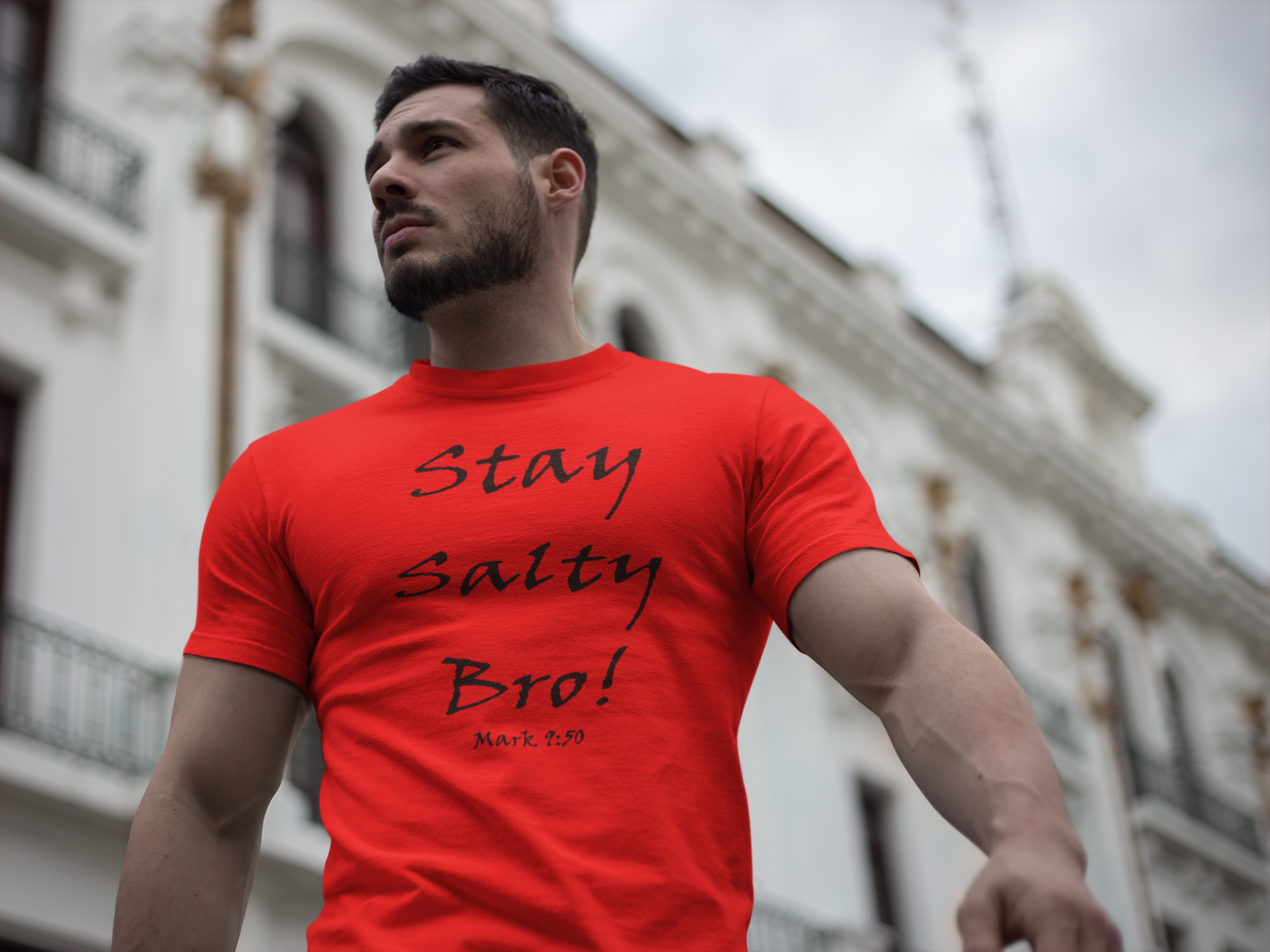 Stay Salty Bro! Unisex T-shirt - Solid Rock Designs | Christian Apparel